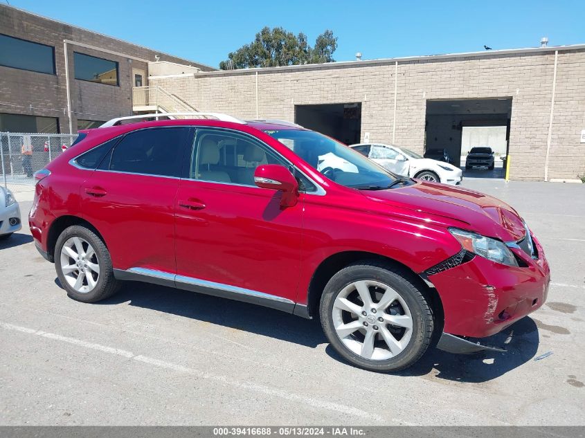 2010 Lexus Rx 350 VIN: JTJZK1BA1A2405252 Lot: 39416688