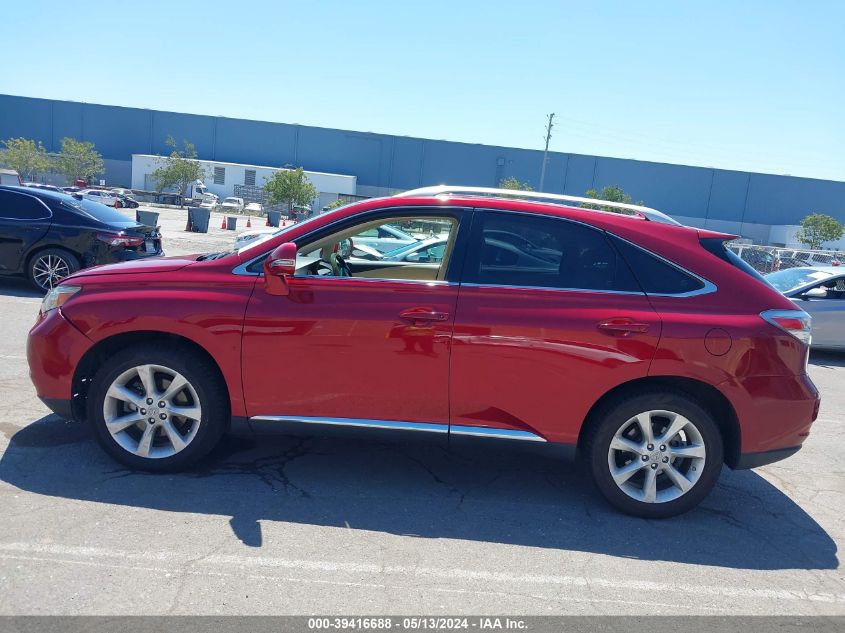 2010 Lexus Rx 350 VIN: JTJZK1BA1A2405252 Lot: 39416688