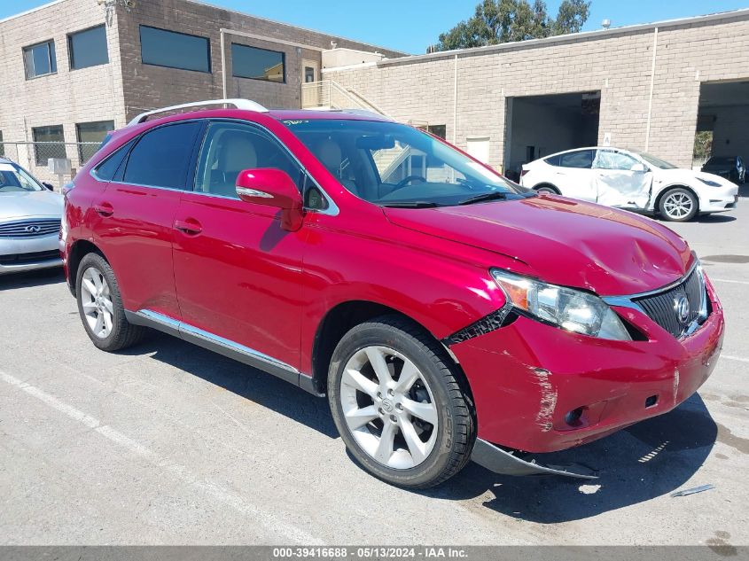 2010 Lexus Rx 350 VIN: JTJZK1BA1A2405252 Lot: 39416688