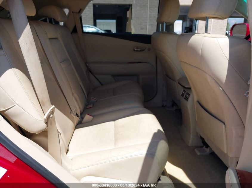 2010 Lexus Rx 350 VIN: JTJZK1BA1A2405252 Lot: 39416688
