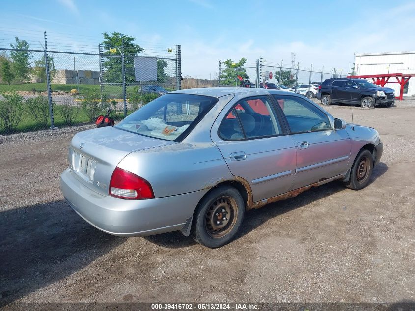 2002 Nissan Sentra Gxe VIN: 3N1CB51A02L554952 Lot: 39416702