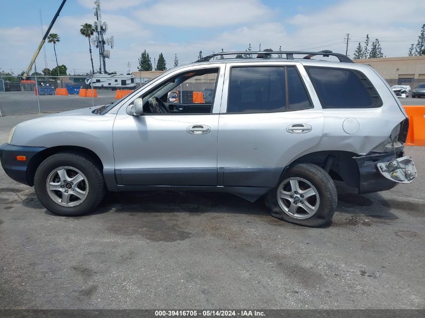 2004 Hyundai Santa Fe Gl VIN: KM8SB12B14U655477 Lot: 39416705