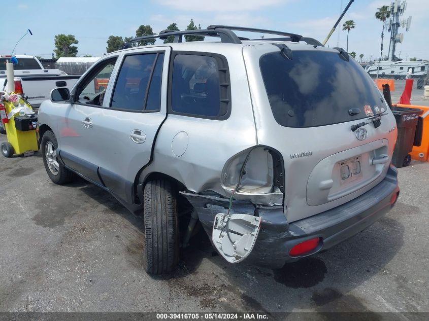 2004 Hyundai Santa Fe Gl VIN: KM8SB12B14U655477 Lot: 39416705