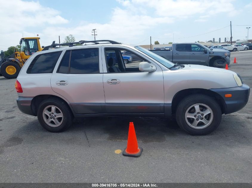 2004 Hyundai Santa Fe Gl VIN: KM8SB12B14U655477 Lot: 39416705