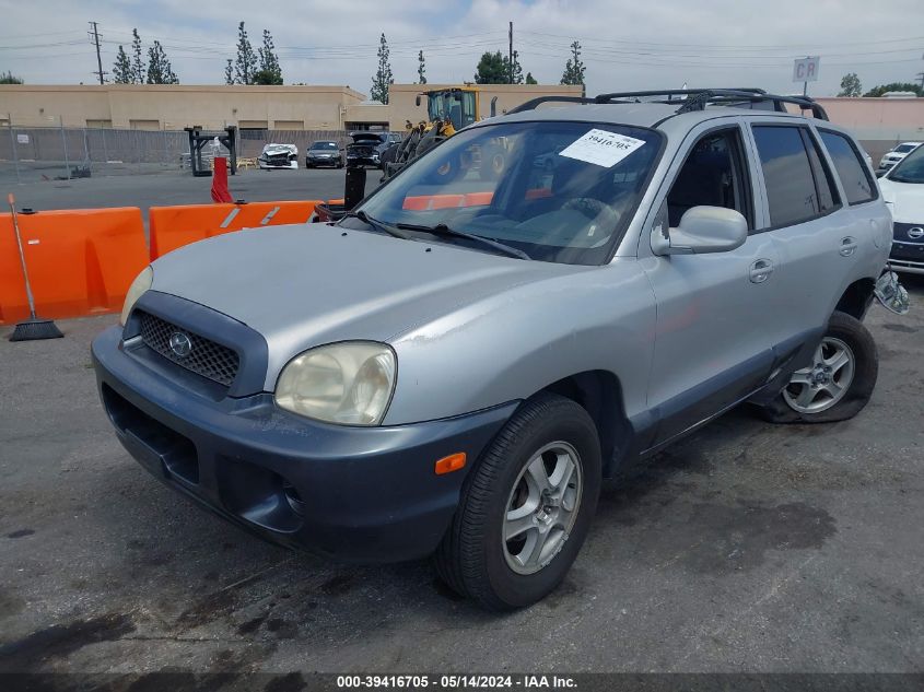 2004 Hyundai Santa Fe Gl VIN: KM8SB12B14U655477 Lot: 39416705