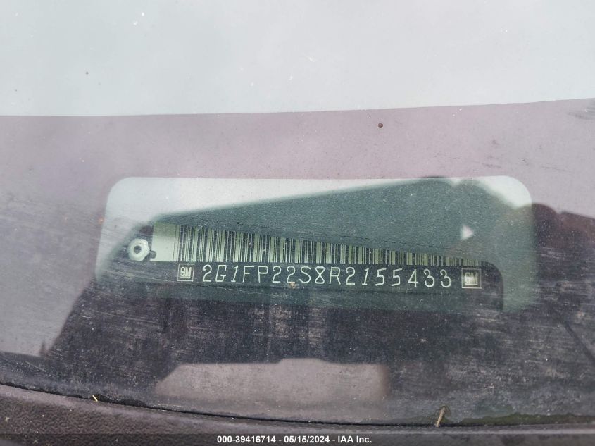 1994 Chevrolet Camaro VIN: 2G1FP22S8R2155433 Lot: 39416714