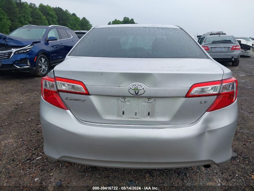 2012 Toyota Camry Se/Le/Xle VIN: 4T1BF1FK9CU059000 Lot: 39416722