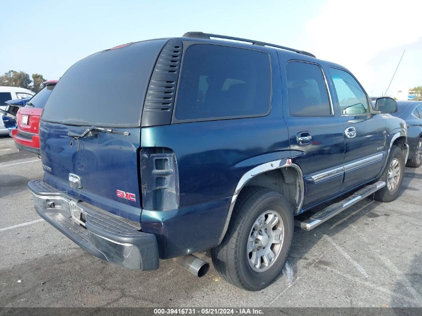 2005 GMC Yukon Sle VIN: 1GKEC13V65R175239 Lot: 39416731