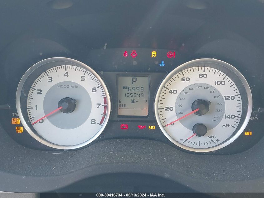 2012 Subaru Impreza 2.0I Premium VIN: JF1GJAD66CH009605 Lot: 39416734