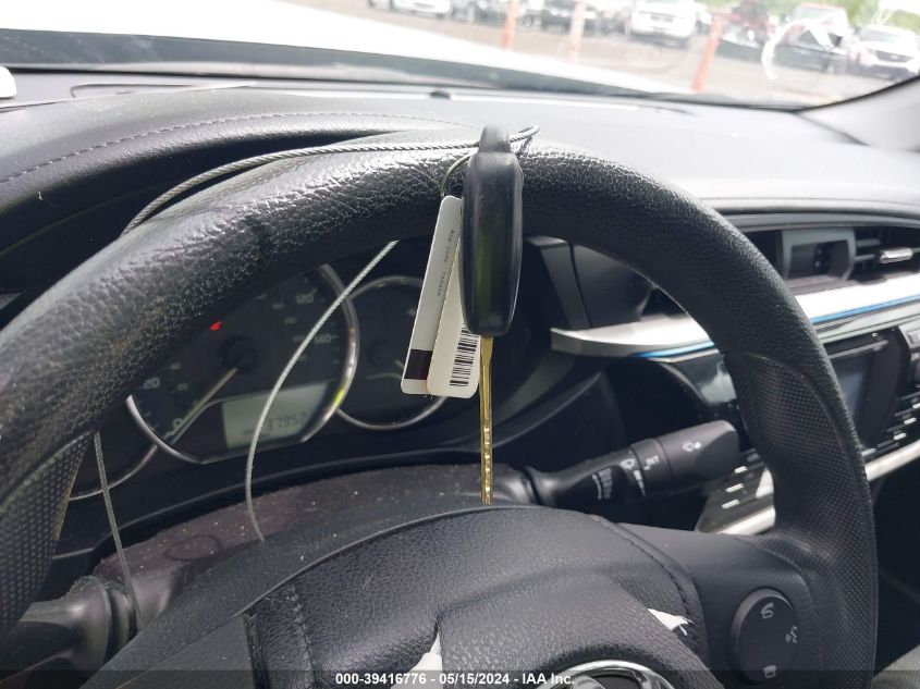 2016 Toyota Corolla Le VIN: 2T1BURHE9GC498362 Lot: 39416776