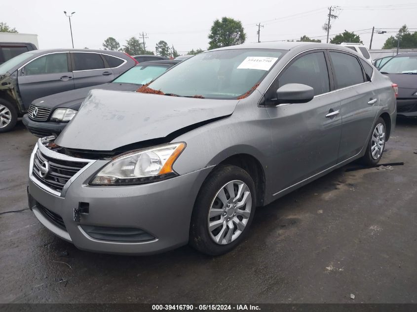 2013 Nissan Sentra Sv VIN: 3N1AB7AP3DL662556 Lot: 39416790