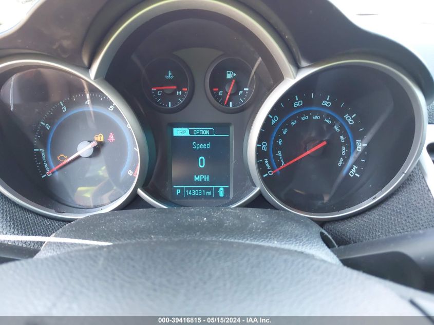 2013 Chevrolet Cruze 2Lt Auto VIN: 1G1PE5SB9D7187076 Lot: 39416815