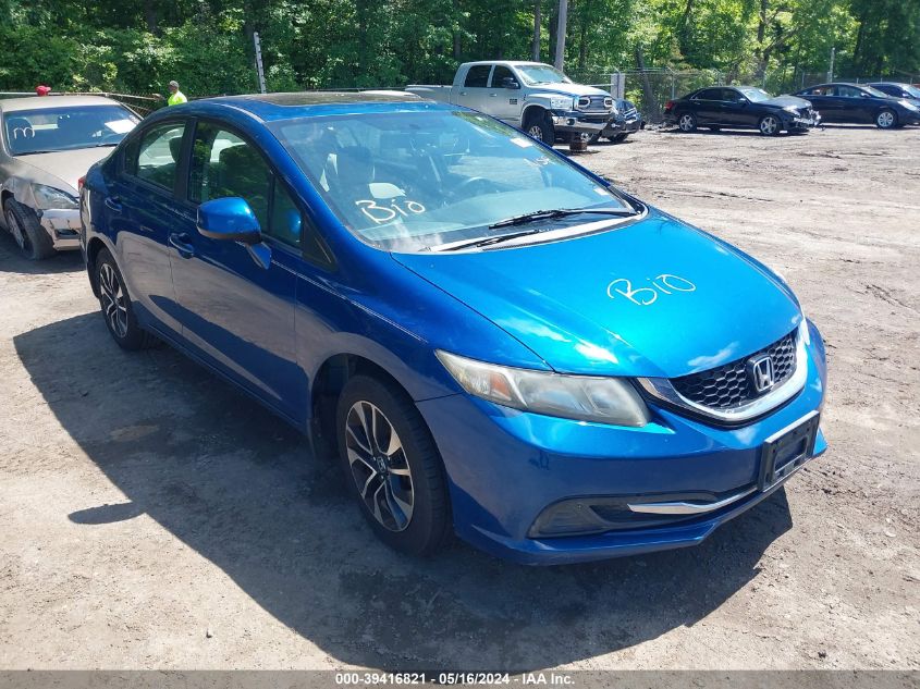 2013 Honda Civic Ex VIN: 2HGFB2F85DH539259 Lot: 39416821