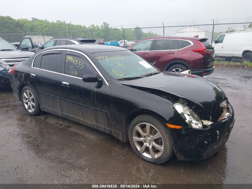 2006 Infiniti G35X VIN: JNKCV51F56M607106 Lot: 39416835