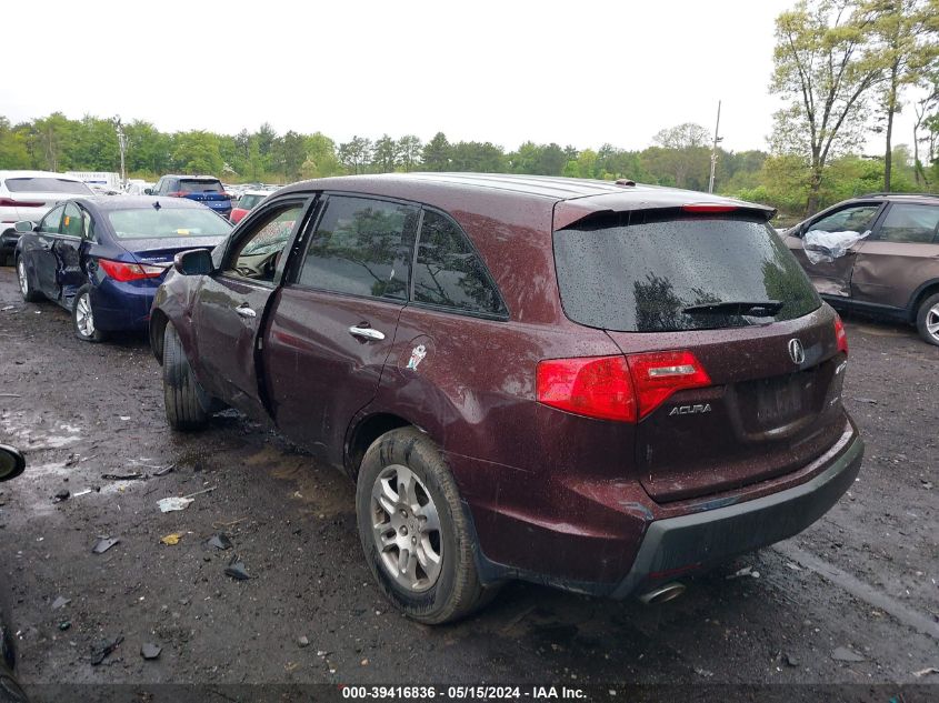 2009 Acura Mdx Technology VIN: 2HNYD286X9H519586 Lot: 39416836