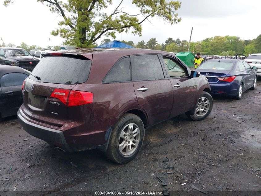 2009 Acura Mdx Technology VIN: 2HNYD286X9H519586 Lot: 39416836