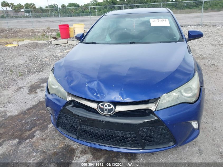 2016 Toyota Camry Se VIN: 4T1BF1FK3GU556808 Lot: 39416872