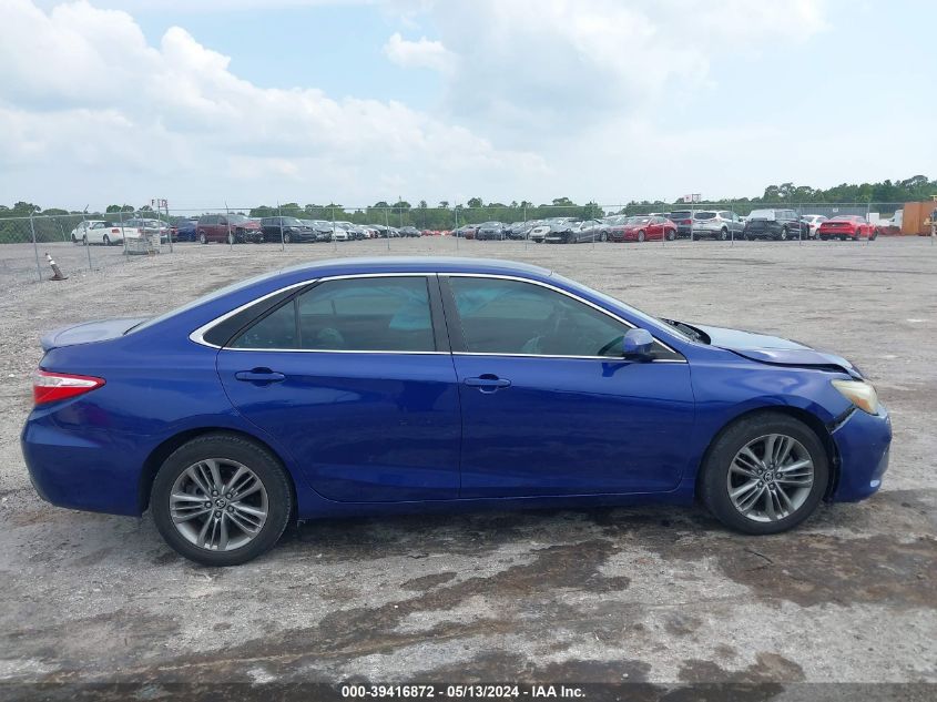 2016 Toyota Camry Se VIN: 4T1BF1FK3GU556808 Lot: 39416872