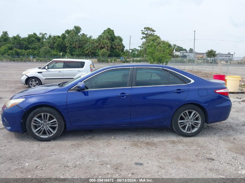 2016 Toyota Camry Se VIN: 4T1BF1FK3GU556808 Lot: 39416872