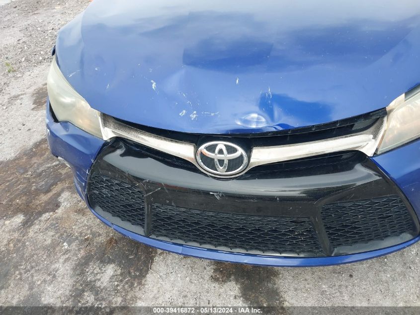 2016 Toyota Camry Se VIN: 4T1BF1FK3GU556808 Lot: 39416872