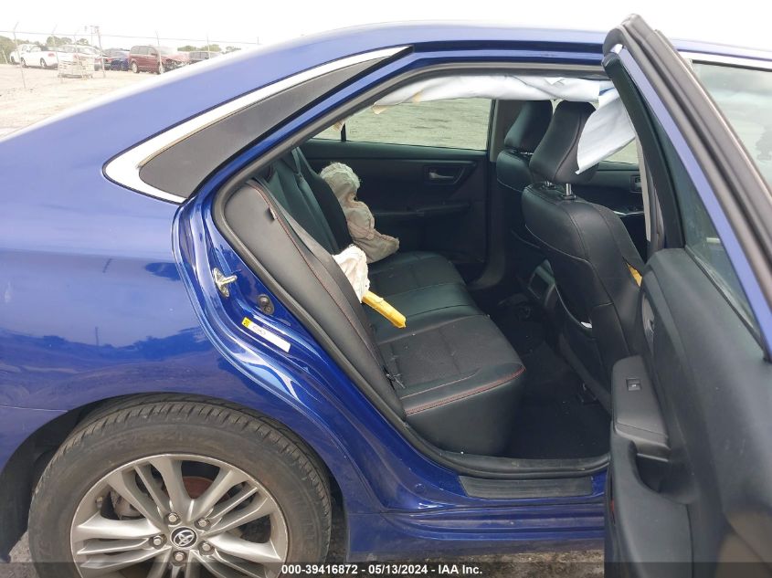 2016 Toyota Camry Se VIN: 4T1BF1FK3GU556808 Lot: 39416872