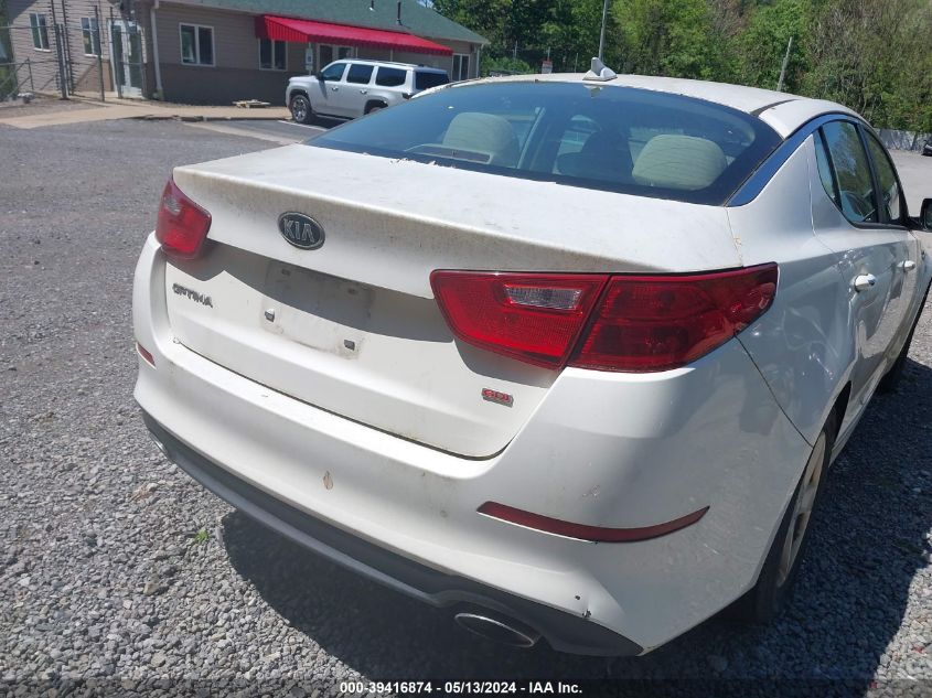 2015 Kia Optima Lx VIN: KNAGM4A76F5571538 Lot: 39416874