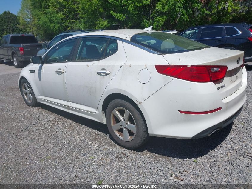 2015 Kia Optima Lx VIN: KNAGM4A76F5571538 Lot: 39416874