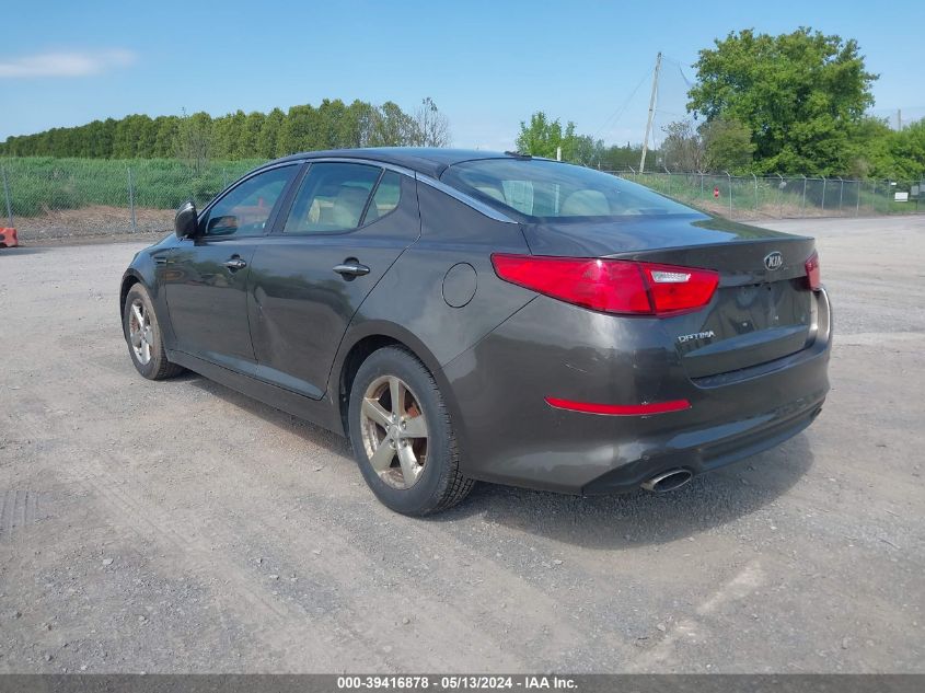 2015 Kia Optima Lx VIN: 5XXGM4A73FG396342 Lot: 39416878