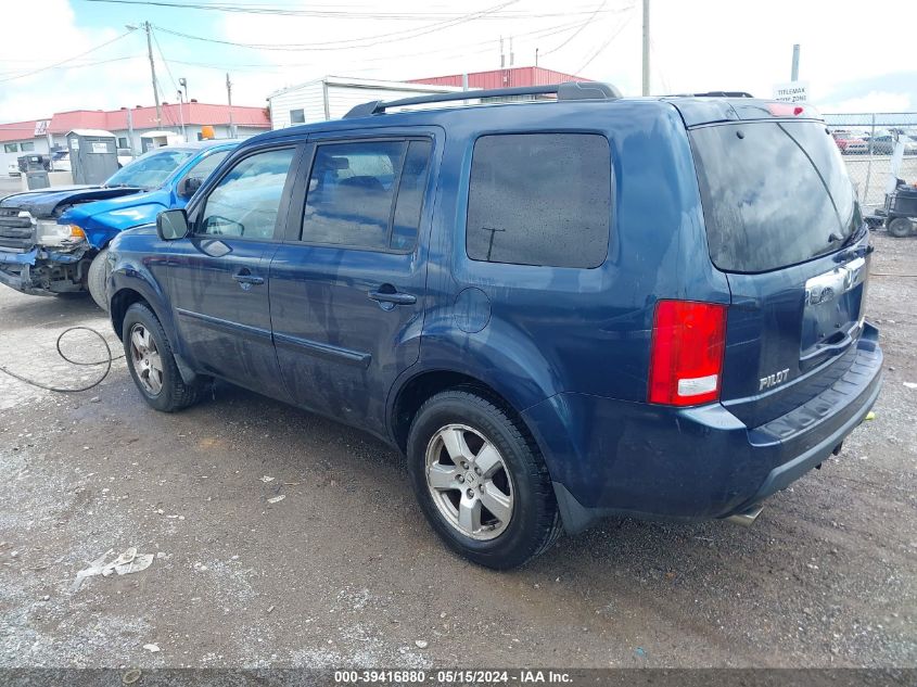 2011 Honda Pilot Ex-L VIN: 5FNYF4H53BB002919 Lot: 39416880