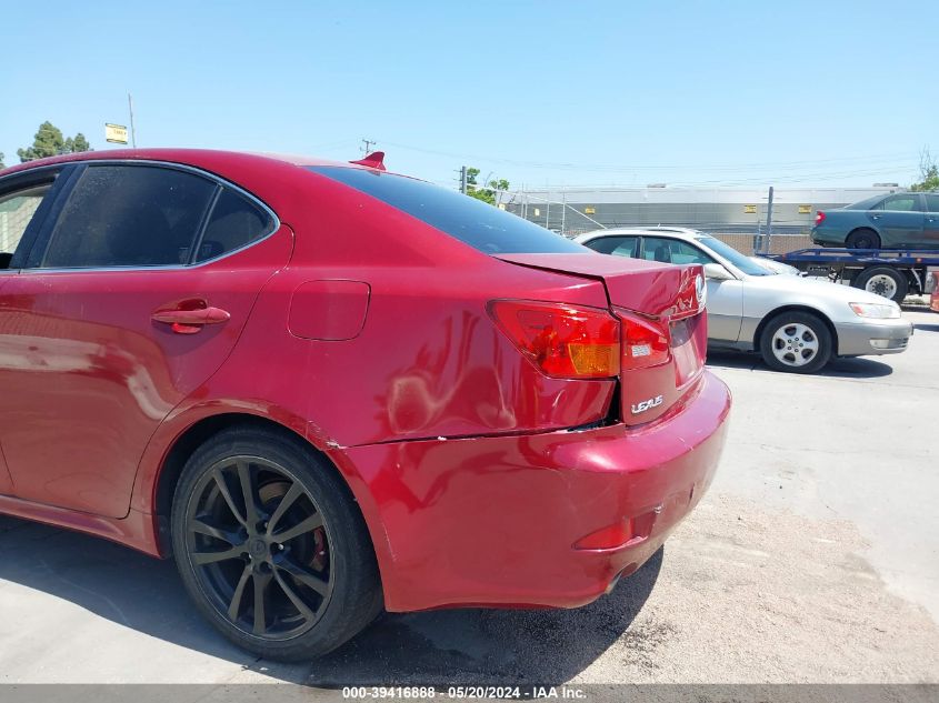 2008 Lexus Is 250 VIN: JTHBK262Y82064505 Lot: 39416888