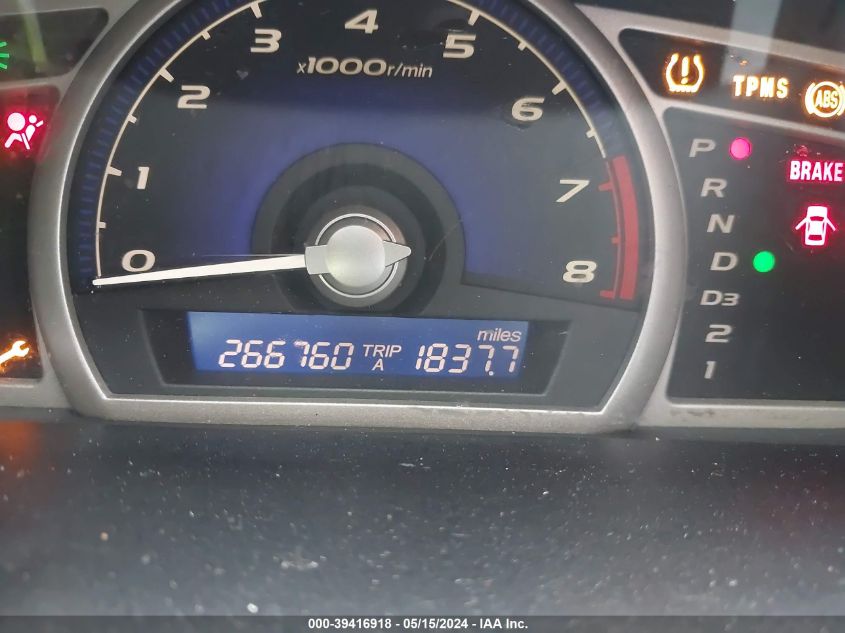 2008 Honda Civic Lx VIN: 2HGFA16528H312992 Lot: 39416918