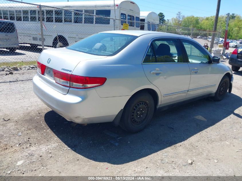 2003 Honda Accord 2.4 Lx VIN: 1HGCM55353A102119 Lot: 39416923