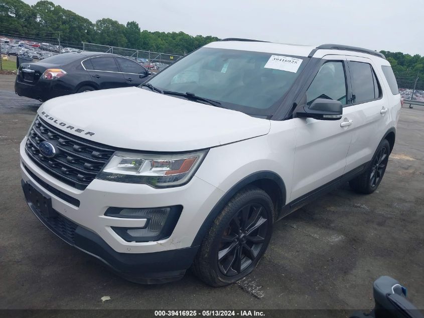 2017 Ford Explorer Xlt VIN: 1FM5K8D81HGA90322 Lot: 39416925