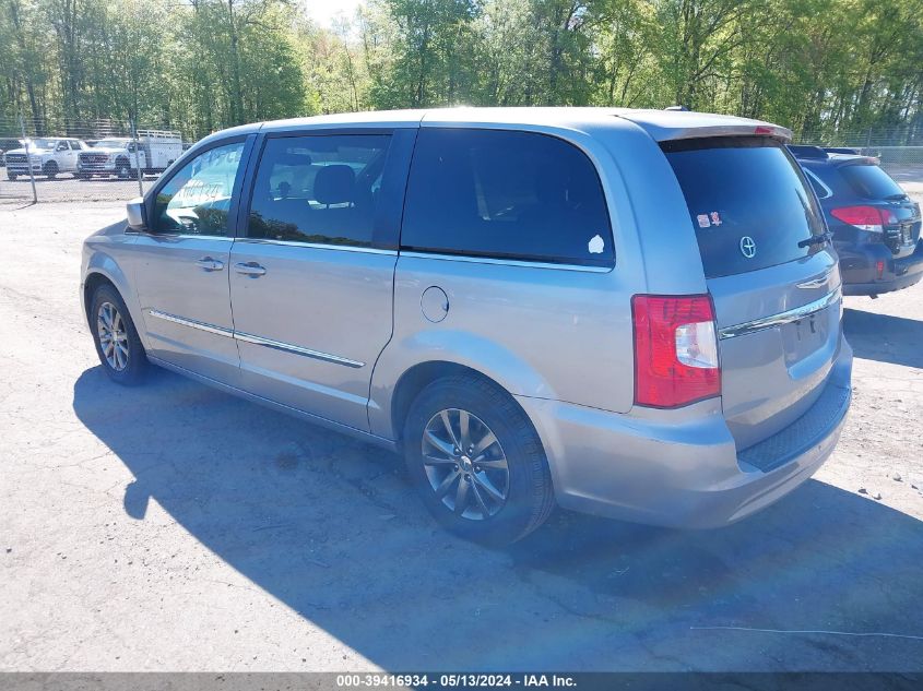 2016 Chrysler Town & Country S VIN: 2C4RC1HG6GR135540 Lot: 39416934