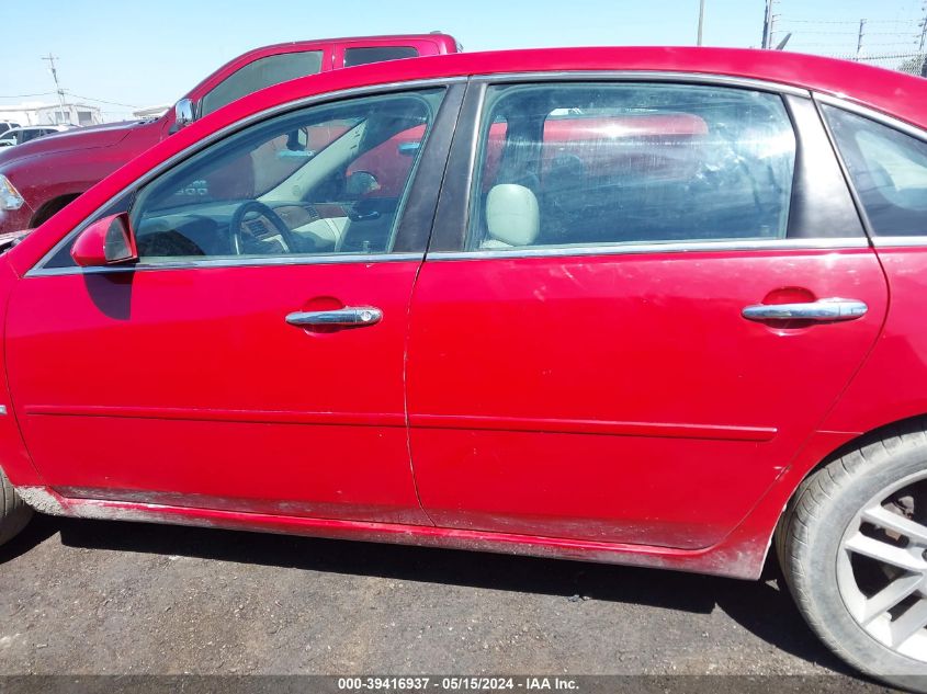2008 Chevrolet Impala Ltz VIN: 2G1WU583689153678 Lot: 39416937
