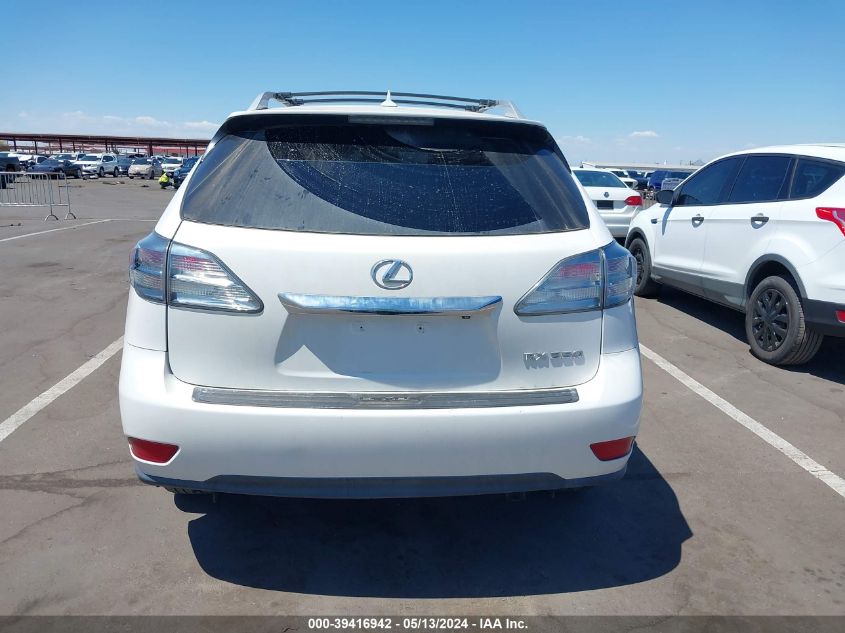 2012 Lexus Rx 350 VIN: 2T2ZK1BAXCC068308 Lot: 39416942