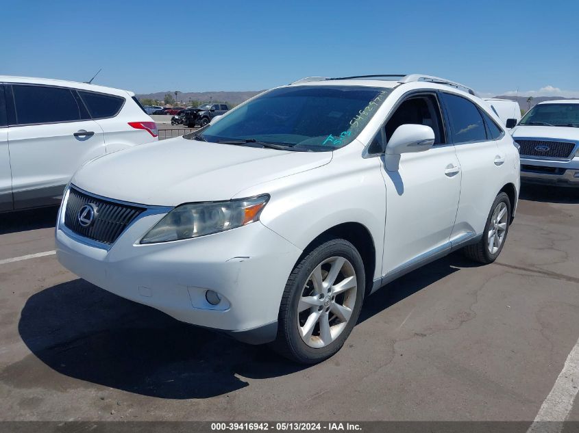 2012 Lexus Rx 350 VIN: 2T2ZK1BAXCC068308 Lot: 39416942