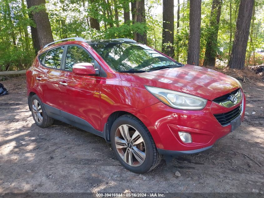 2014 Hyundai Tucson Limited VIN: KM8JU3AG3EU923140 Lot: 39416944