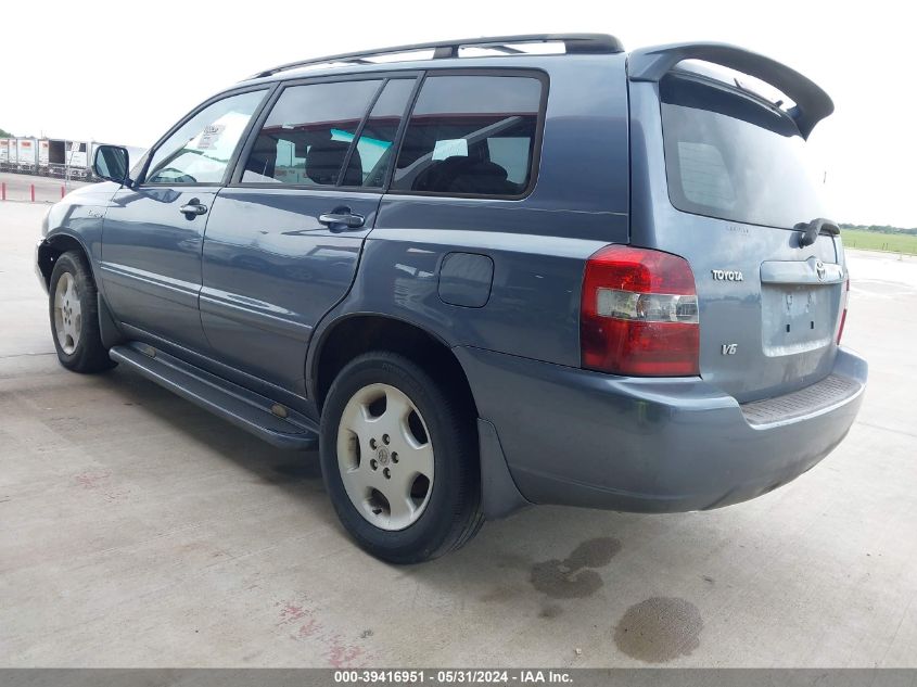 2005 Toyota Highlander Limited V6 VIN: JTEDP21A150062901 Lot: 39416951