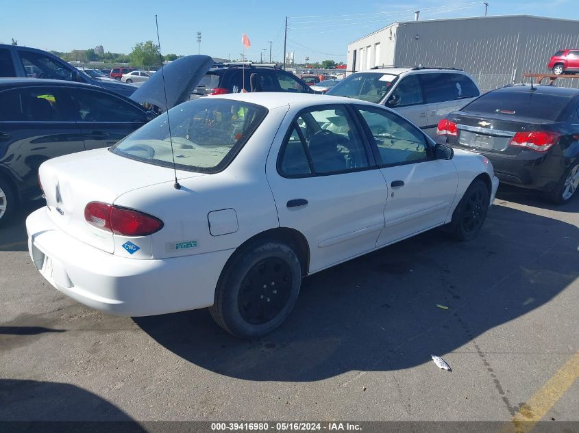 2002 Chevrolet Cavalier VIN: 3G1JC52412S160269 Lot: 39416980