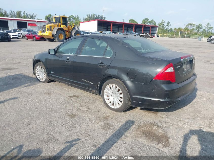 2012 Ford Fusion Hybrid VIN: 3FADP0L38CR216207 Lot: 39416990