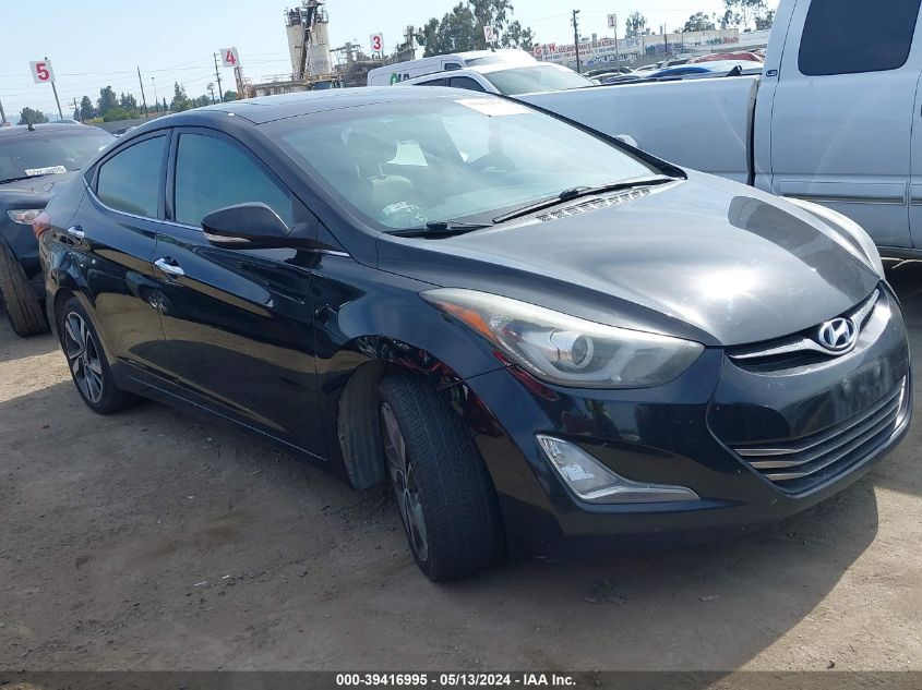 2015 Hyundai Elantra Limited VIN: 5NPDH4AEXFH631491 Lot: 39416995