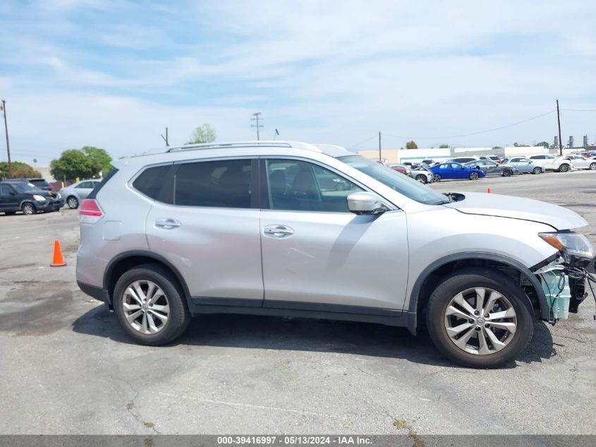 2016 Nissan Rogue Sv VIN: KNMAT2MT6GP652540 Lot: 39416997