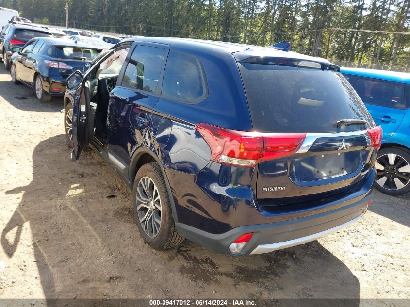 2018 Mitsubishi Outlander Es VIN: JA4AZ3A3XJZ062257 Lot: 39417012