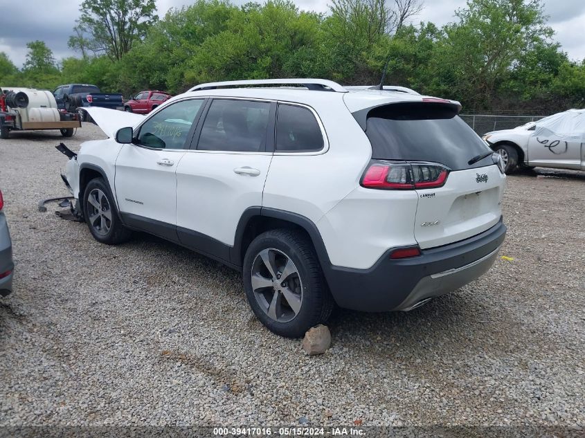 2019 Jeep Cherokee Limited 4X4 VIN: 1C4PJMDX4KD191217 Lot: 39417016