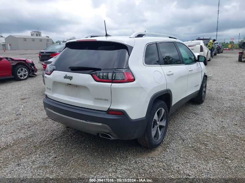 2019 Jeep Cherokee Limited 4X4 VIN: 1C4PJMDX4KD191217 Lot: 39417016