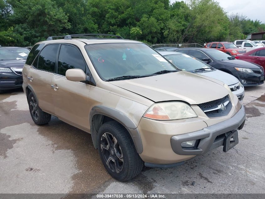 2001 Acura Mdx VIN: 2HNYD18881H507016 Lot: 39417038