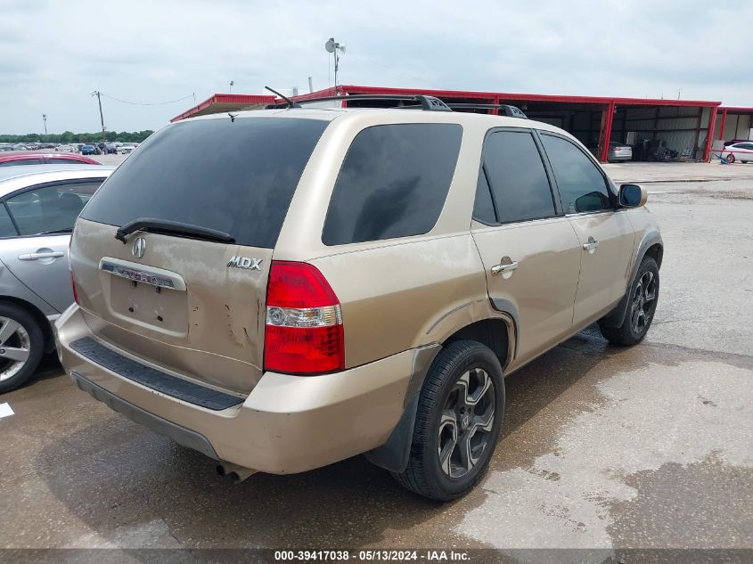 2001 Acura Mdx VIN: 2HNYD18881H507016 Lot: 39417038