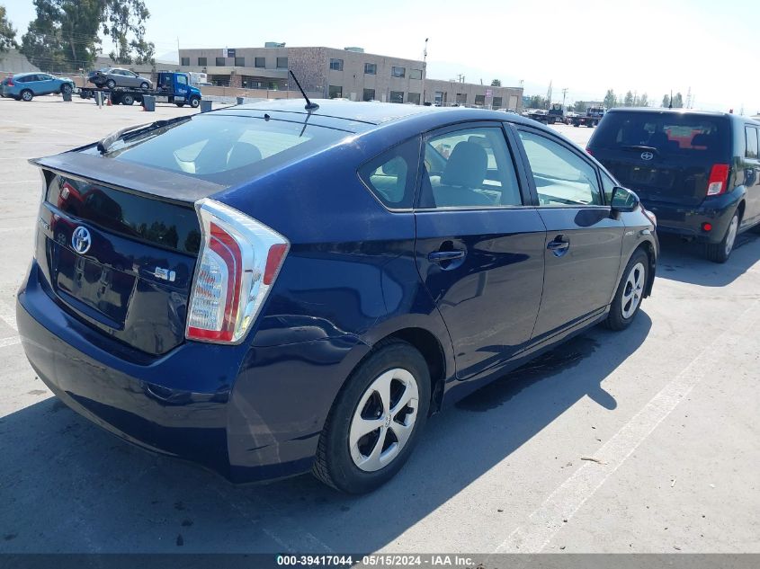 2012 Toyota Prius Two VIN: JTDKN3DU3C1481854 Lot: 39417044