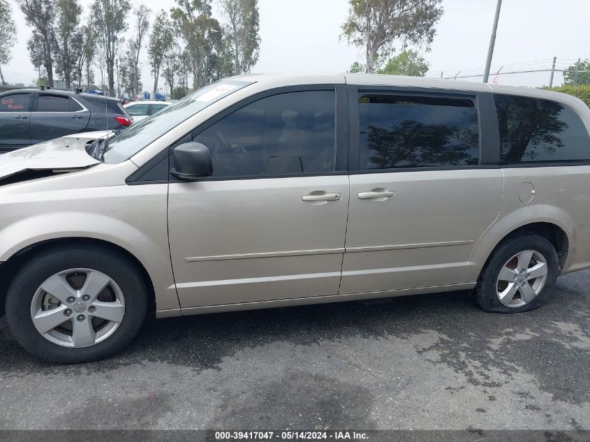 2013 Dodge Grand Caravan Se VIN: 2C4RDGBG6DR760525 Lot: 39417047